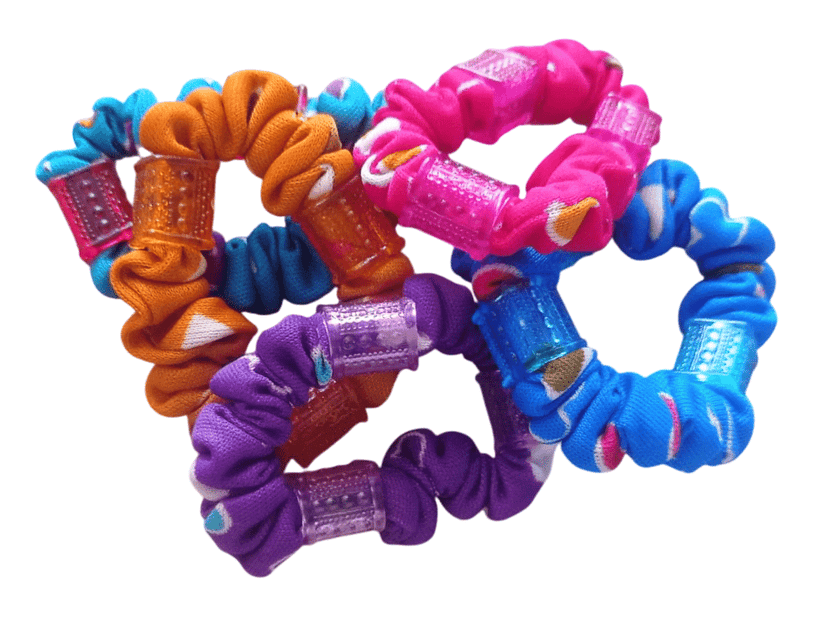 Colorful Hair Ties for Girls - Pack of 5 view 3
