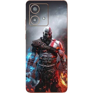 Yug Emporium Motorola Edge 40 Neo Kratos God Of WarLeather (Back Cover, Multicolor)
