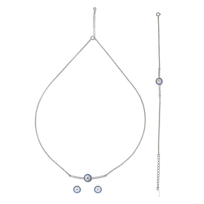 Silver Christie Evil Eye Set view 5
