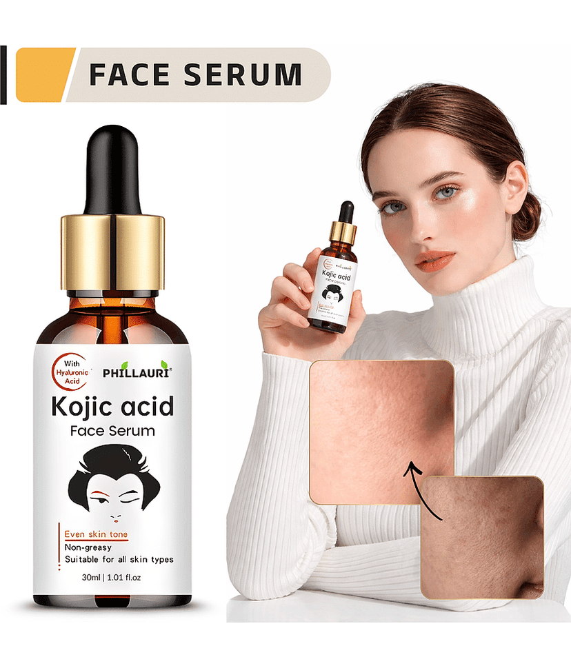 Phillauri Face Serum Kojic Acid Spot Removal For All Skin Type ( Pack of 1 )