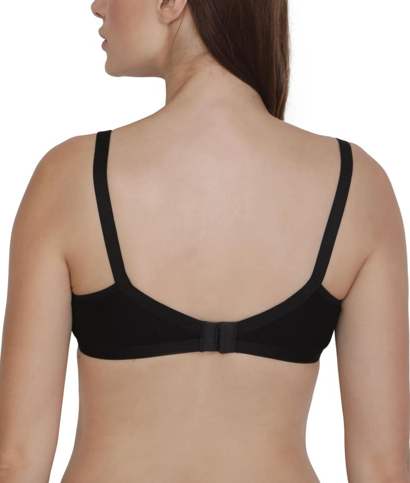 Mastectomy Cancer Pocket Embroidery Cotton Bra With Two Inserts view 3