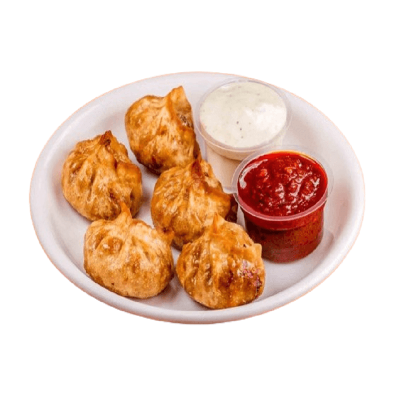 Veg Momos Crunchy (Kurkure) Half