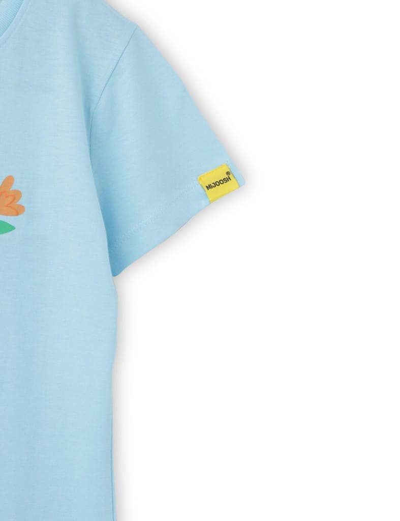 Girls T shirt Cotton Atomizer Blue Cute Crazy view 3