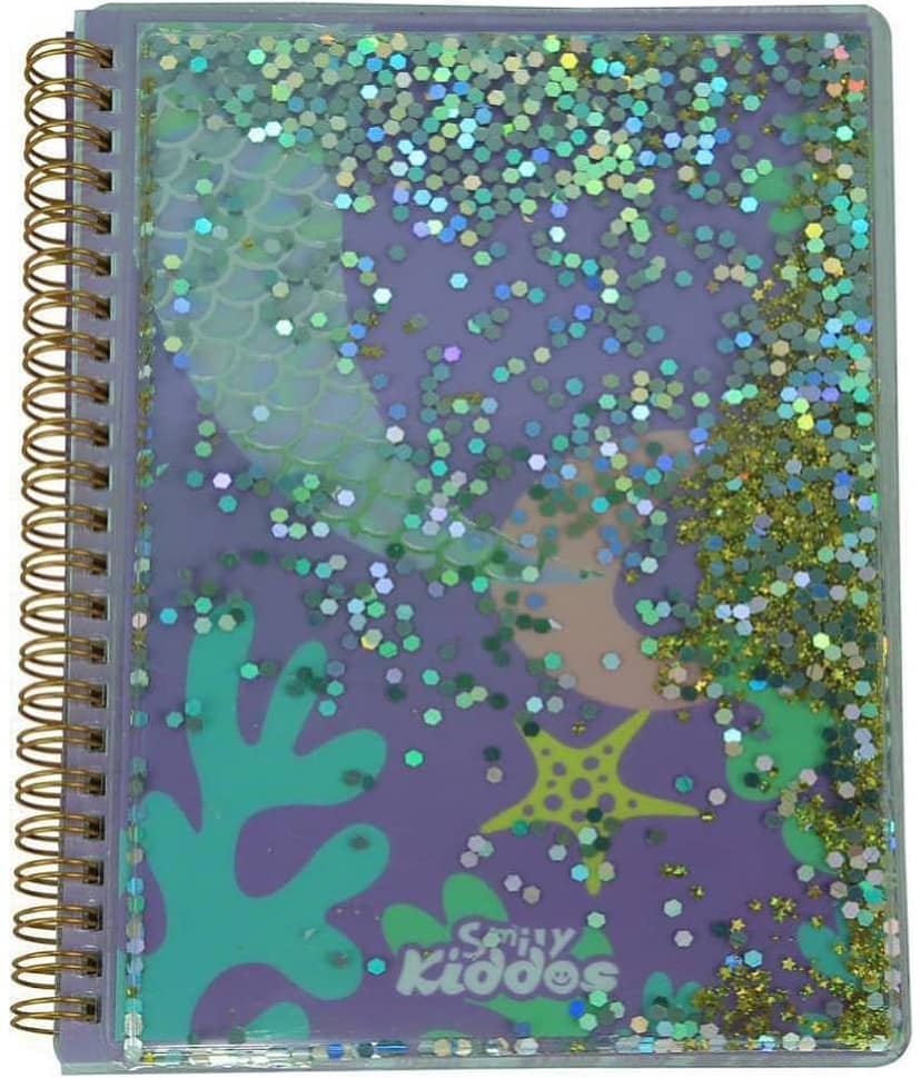 Twinkle Metallic Spiral Notebook (Purple) | Kids & School Stationery | Notebook for Purple | cute notebooks for women | personalized Notebook