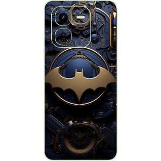 Yug Emporium Back Skin Wrap For iQOO Z9X 5G Premium Quality Full Coverage (3D Batman) (Back Cover Multicolor)