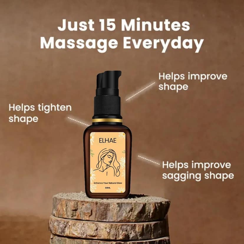 ELHAE Soothing Massage Oil for Women, Natural Herbal Formula, No Paraben 50ml - Pack Of 1 view 3
