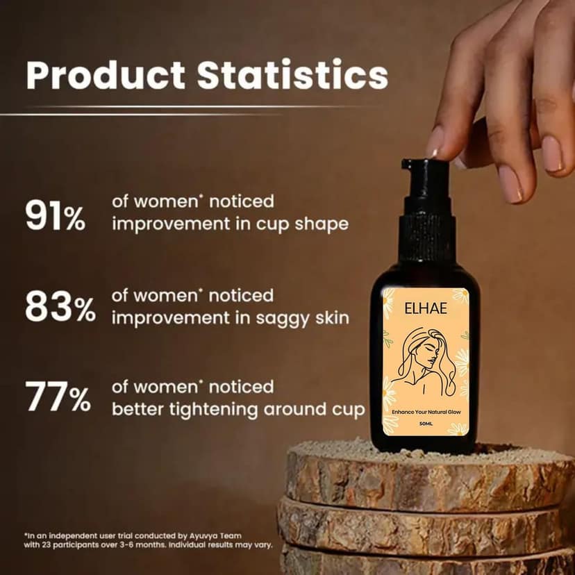 ELHAE Soothing Massage Oil for Women, Natural Herbal Formula, No Paraben 50ml - Pack Of 1 view 4