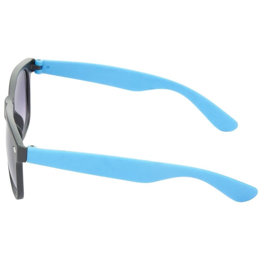 HRINKAR Men Women Boys & Girls Pilot & Rectangular Sunglasses Blue & Violet Frame, Grey & Grey Lens (Medium) Pack of - 2 view 4