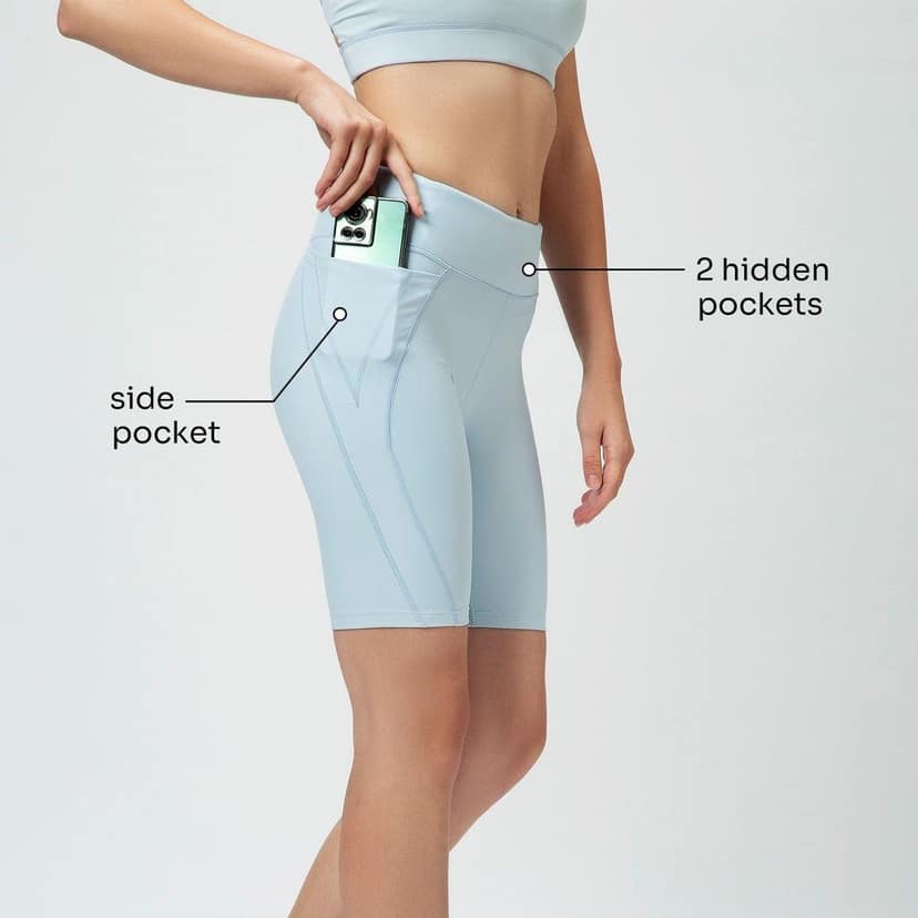 Tic Tac Cycling Shorts - Betty Blue view 2