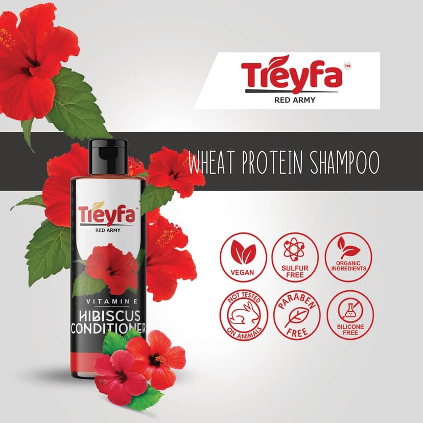Treyfa Hibiscus conditioner for hair growth & hair fall control (30ml) view 2