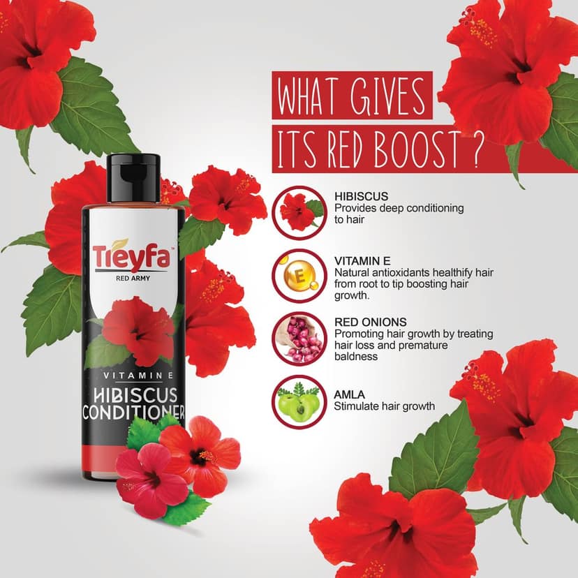 Treyfa Hibiscus conditioner for hair growth & hair fall control (30ml) view 3