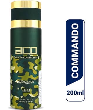 aco perfumes - COMMANDO Perfumed Body Spray 200ml Perfume Body Spray for Men 300 ml ( Pack of 1 )