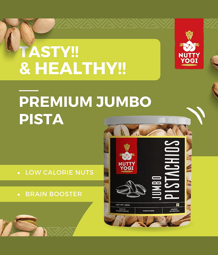 Nutty Yogi Jumbo Iranian Pishta 200g view 6