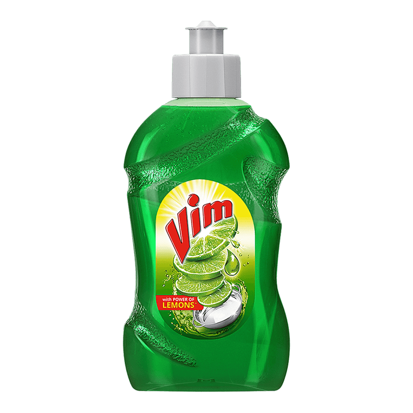 Vim Dishwash Liquid - With Power Of Lemons, 250 Ml Bottle view 2