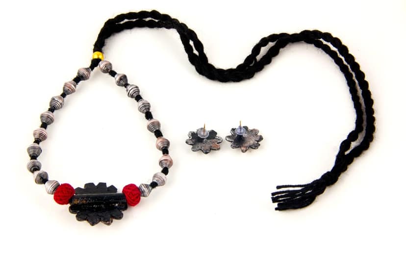 Flower Beeded Chokar( Necklace) view 2