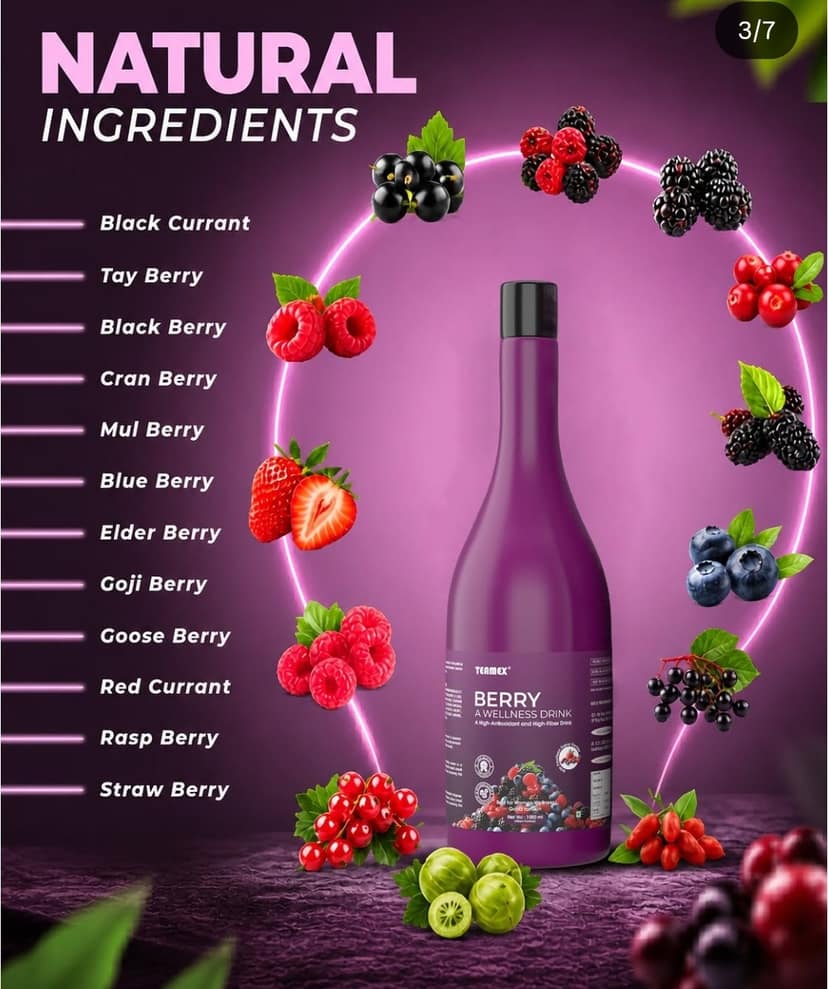 Teamex berry wellness drink view 3