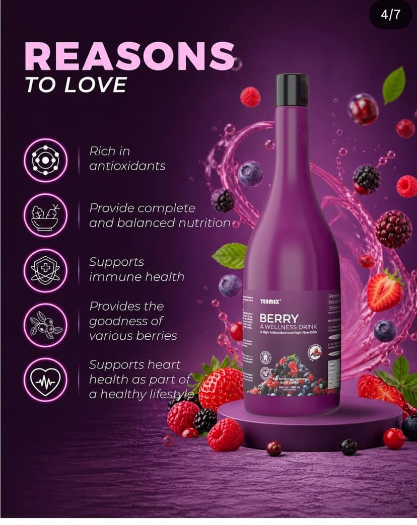 Teamex berry wellness drink view 5