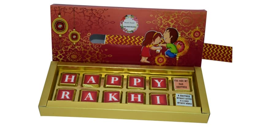 Razzle Dazzle Rakhi special Chocolate (12 Pcs)