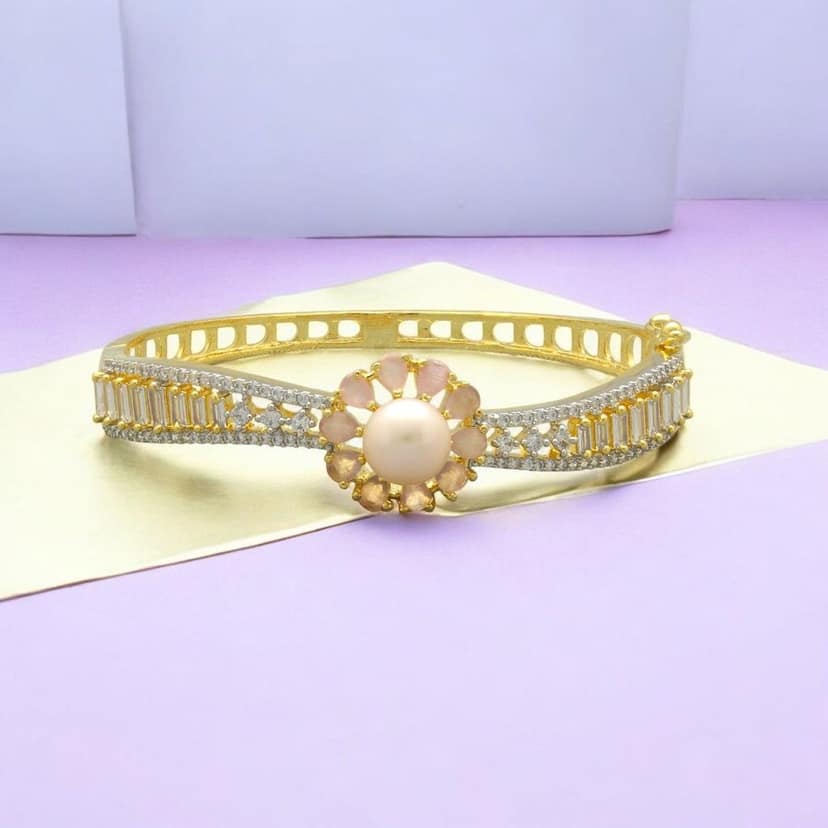 Sri Jagdamba Pearls Ethereal Queen Pearl Bracelet For Women Girls