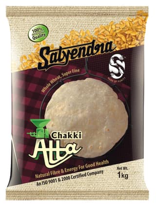 Satyendra Chakki Atta, 1 Kg - Satyendra Chakki Atta, 1 Kg