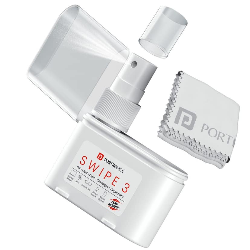 Portronics Swipe 3 Screen Cleaner - White