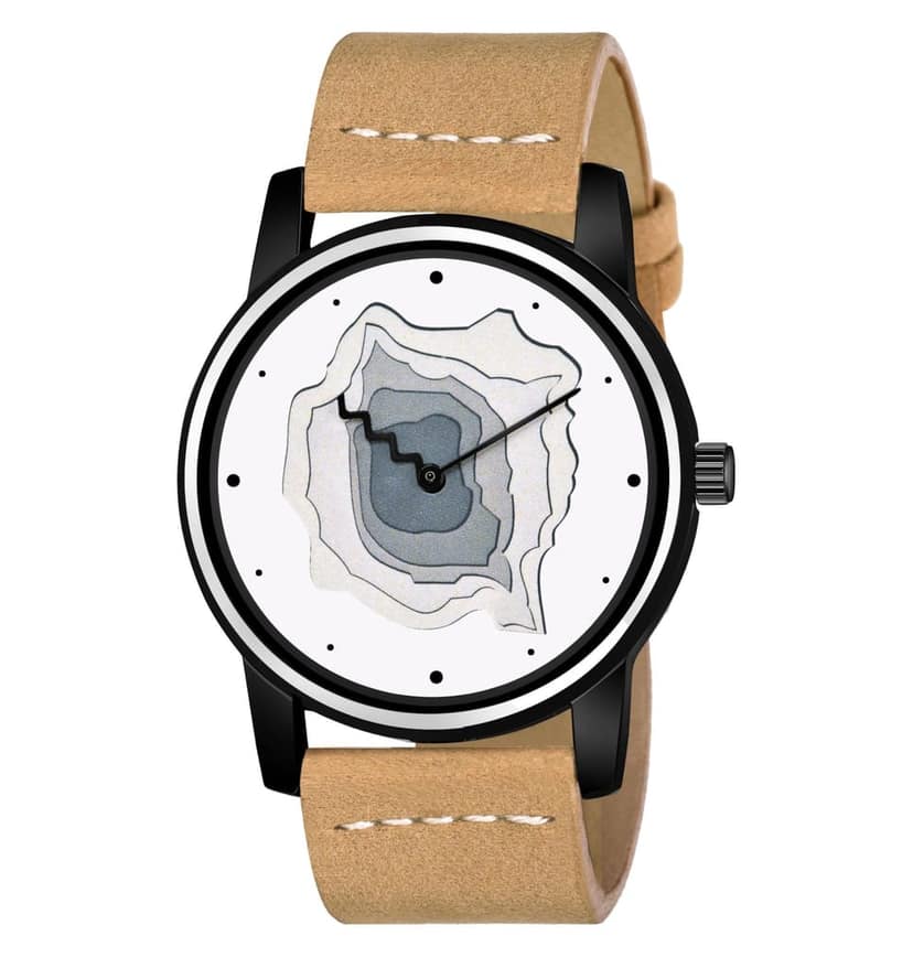 Multicolor 3D Look Analog Watch for Men LR68