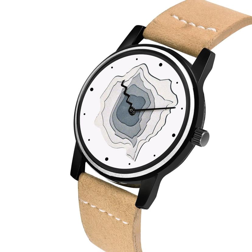 Multicolor 3D Look Analog Watch for Men LR68 view 3