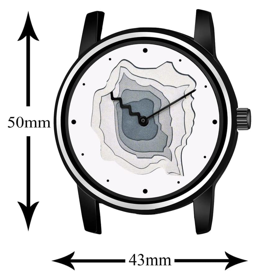 Multicolor 3D Look Analog Watch for Men LR68 view 4