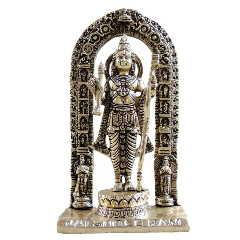 Brass Showpiece Ramlala God Idol Statue (BSMAS1717 F) view 2
