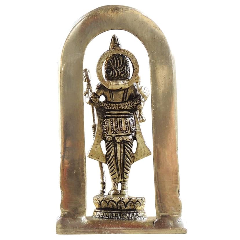 Brass Showpiece Ramlala God Idol Statue (BSMAS1717 F) view 3