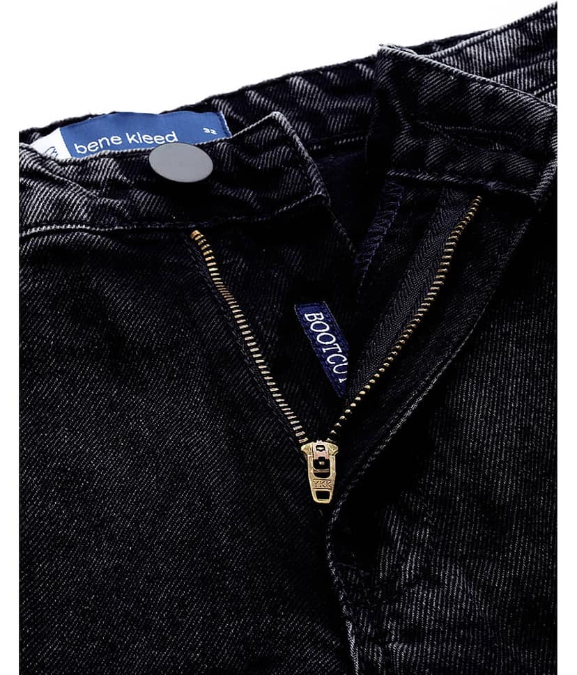 Bene Kleed Regular Fit Bootcut Men's Jeans - Black ( Pack of 1 ) view 5