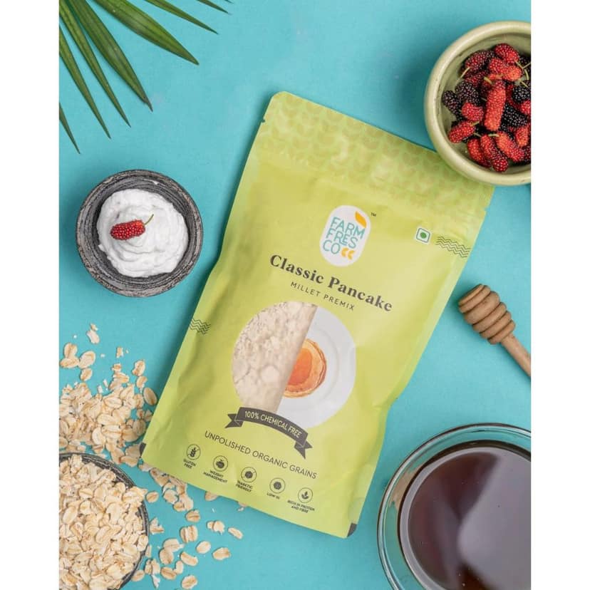 FarmFresco Classic Millet Pancake Mix 165g view 2