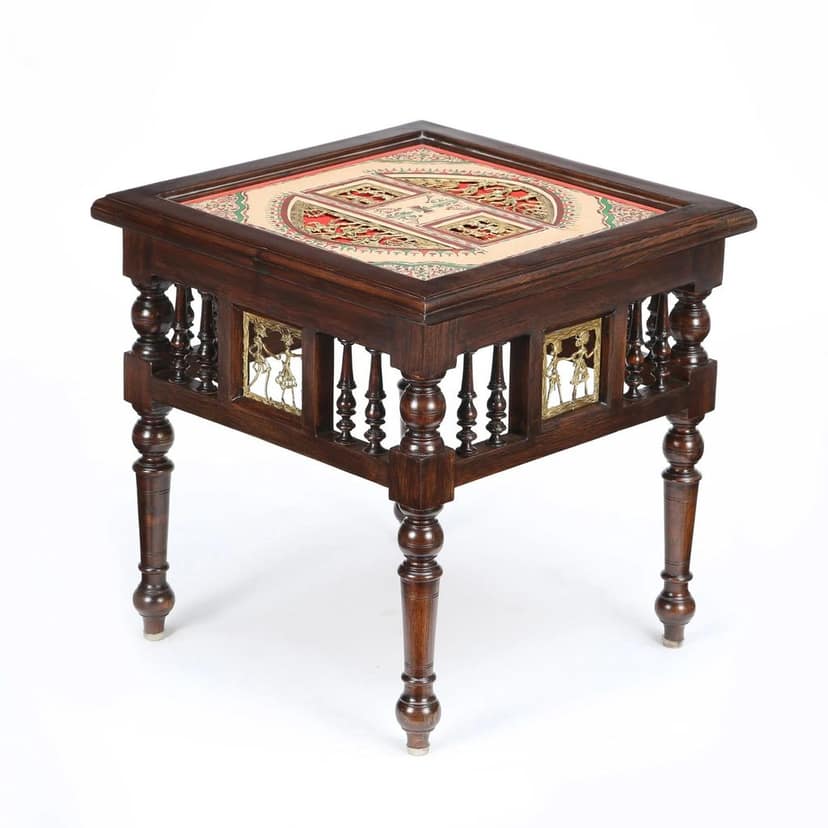OONA SIDE TABLE SOHO TEAKWOOD WALNUT FINISH AAC290104 view 2