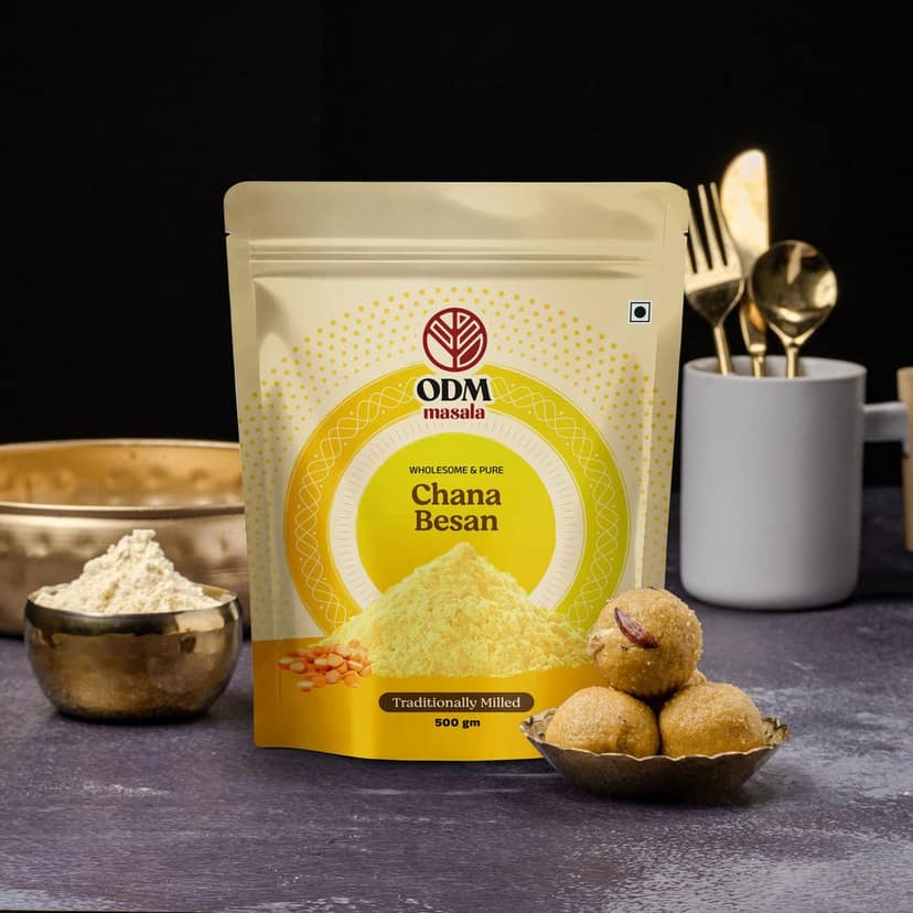 ODM Masala Chana Besan (Gram Flour) - Fine Flour for Pakora Cheela view 4