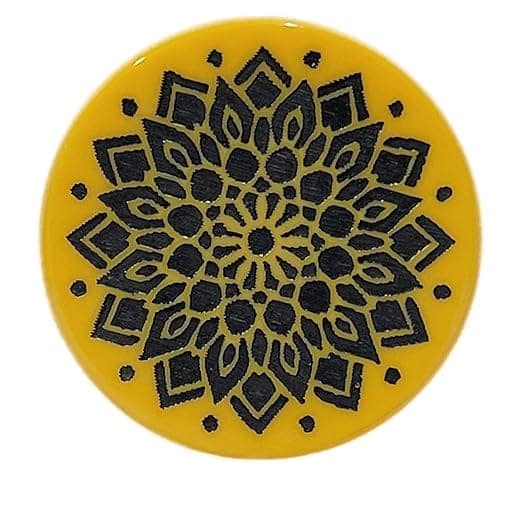 NHD Professional Carrom Striker PROAN795 - Made of Original Pool Ball (White), 41 x 41 x 9 mm view 2