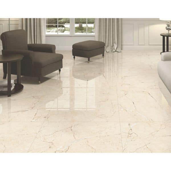 Orientbell Floor Tiles PGVT Istan Ivory 2 PCS