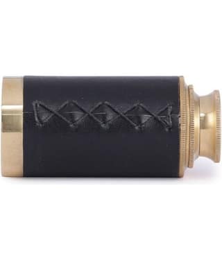 Generic - Black and Golden Metallic Telescope without Sheesham Box Showpiece 15 cm