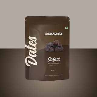 Snackania Safavi Dates I Delicious and Nutritious Khajur/Khajoor Dryfruit I Wholesome Snack I Rich In Antioxidants, Vitamins And Minerals 480 Gram