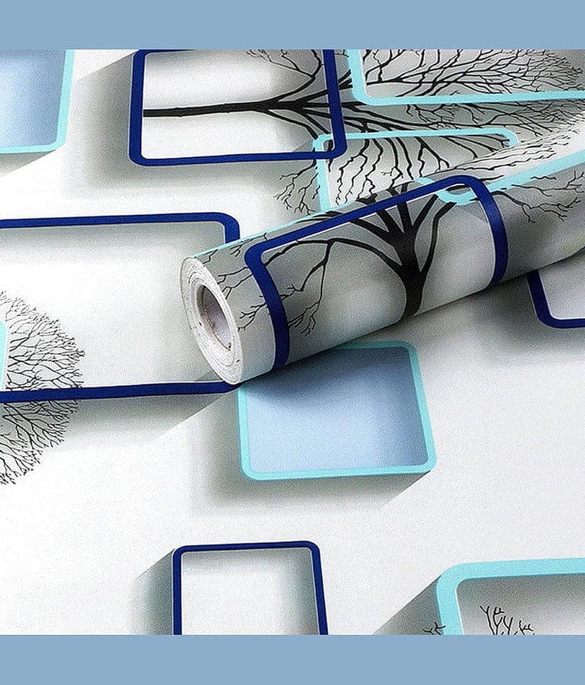 KAAF - Abstract Wallpaper (40 x 250 ) cm ( Pack of 1 )