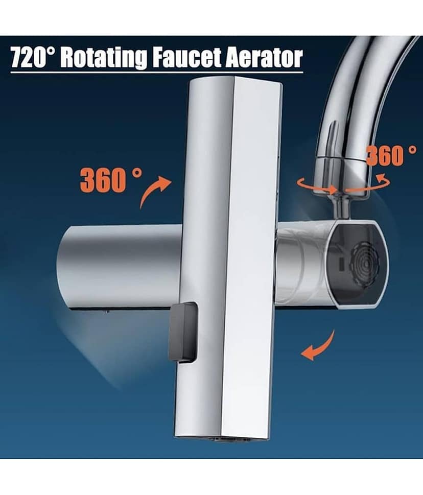 Bhavyta 3 Mode Kitchen Waterfall Faucet Health Faucet (Water Sprayer) view 2