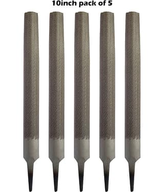 Half Round Engineer's File Tool 10Inch (250mm) (Pack Of 5) File & Rasp Half Round
