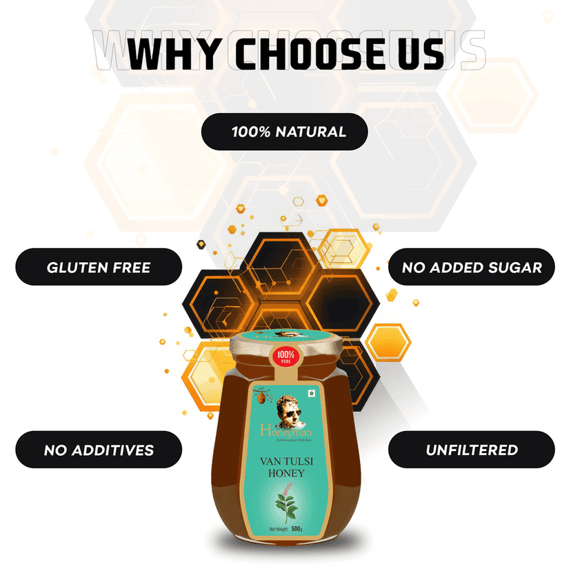 Honeyman Van Tulsi Honey view 6