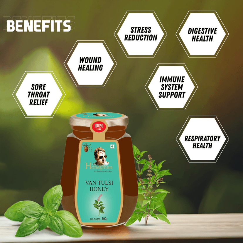 Honeyman Van Tulsi Honey view 9