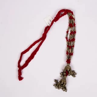 Tribal hand made Gungroo Thread Necklace