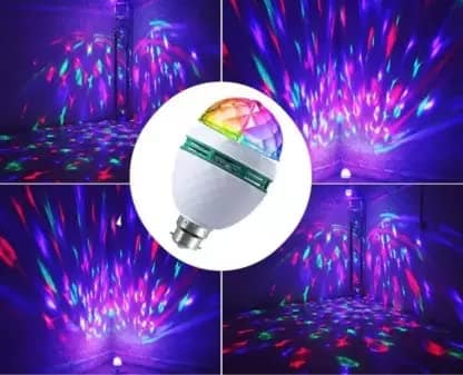 Elecsera LED Stage Light Disco Party Bulb Lamp Pack of 4 Single Disco Ball (Ball Diameter: 2.5 cm) view 6