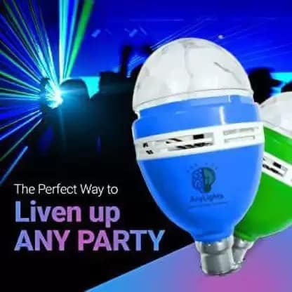Elecsera LED Stage Light Disco Party Bulb Lamp Pack of 4 Single Disco Ball (Ball Diameter: 2.5 cm) view 7