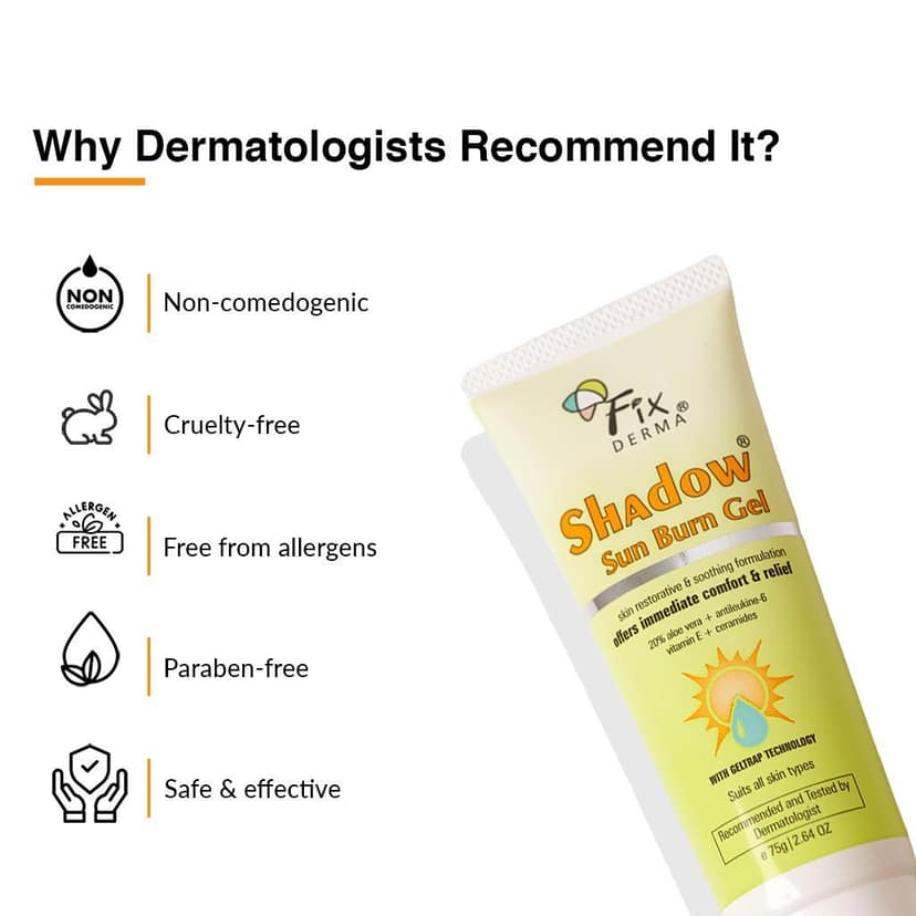 Fixderma Shadow Sun Burn Gel view 4