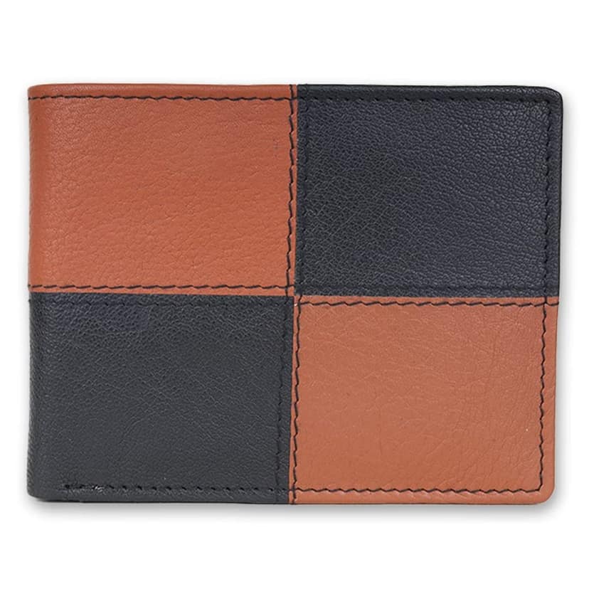 FAIRBIZPS Leather Wallets for Men Top Grain Leather, 5 Card Slots & 2 Compartments, Bi Fold Wallets view 3