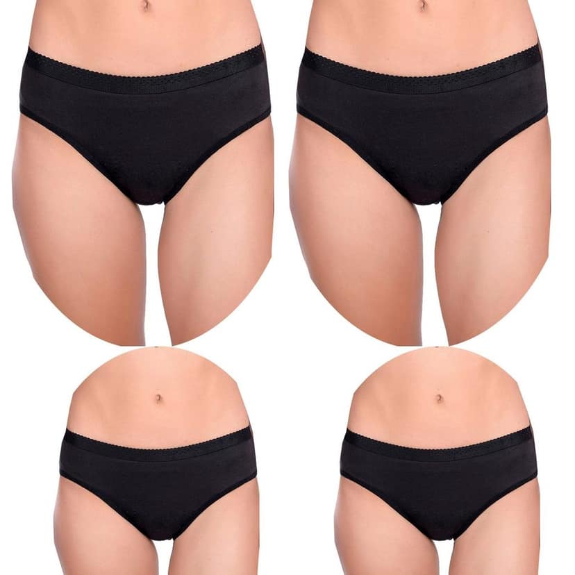Cotton Full Coverage Hipster Panties Pack 4 view 2