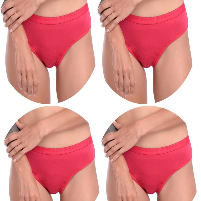 Cotton Full Coverage Hipster Panties Pack 4 view 6